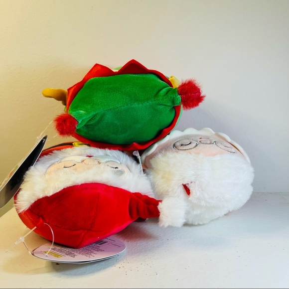 NEW Squishmallow Christmas mini Santa Nick, Nicolette, Emmy elf 4.5 inch NWT - Picture 3 of 14